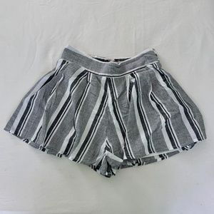Grey Striped Skort